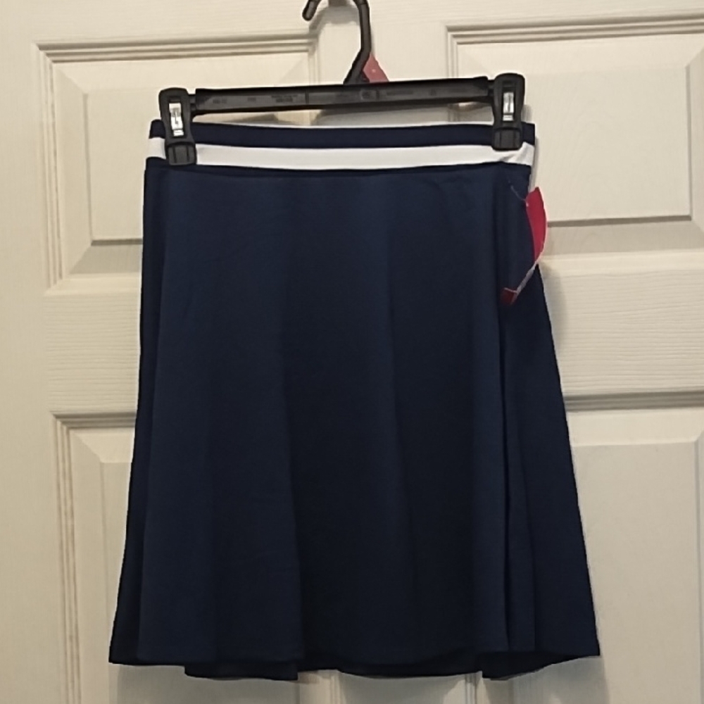 Xhilaration Blue A-Line Knee-Length Skirt for Work